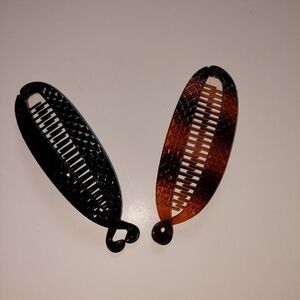 Vintage* 80s Acrylic Ponytail Clips